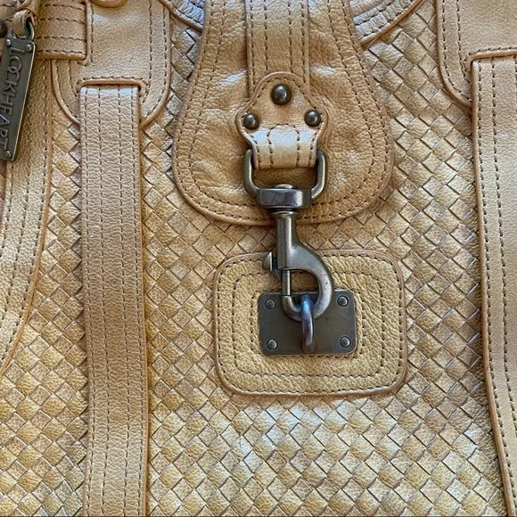 Lockheart Brighton RARE  Braidy Bunch Woven 5 Pocket Shoulder Handbag - Picture 2 of 16